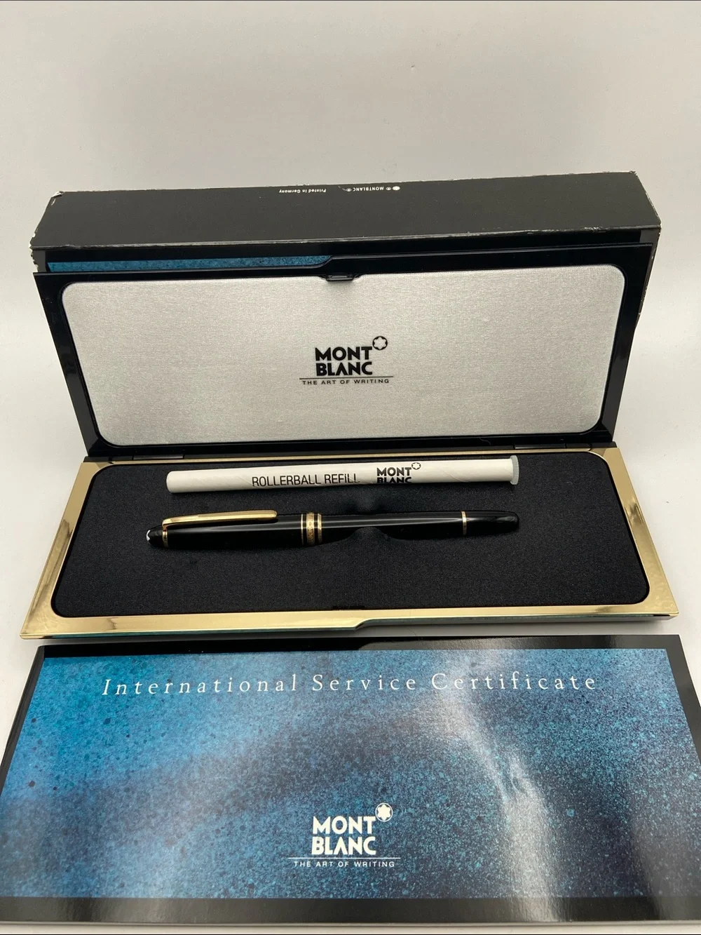 Montblanc Meisterstuck Classique Rollerball Pen Set Black Luxury Classic Gifts